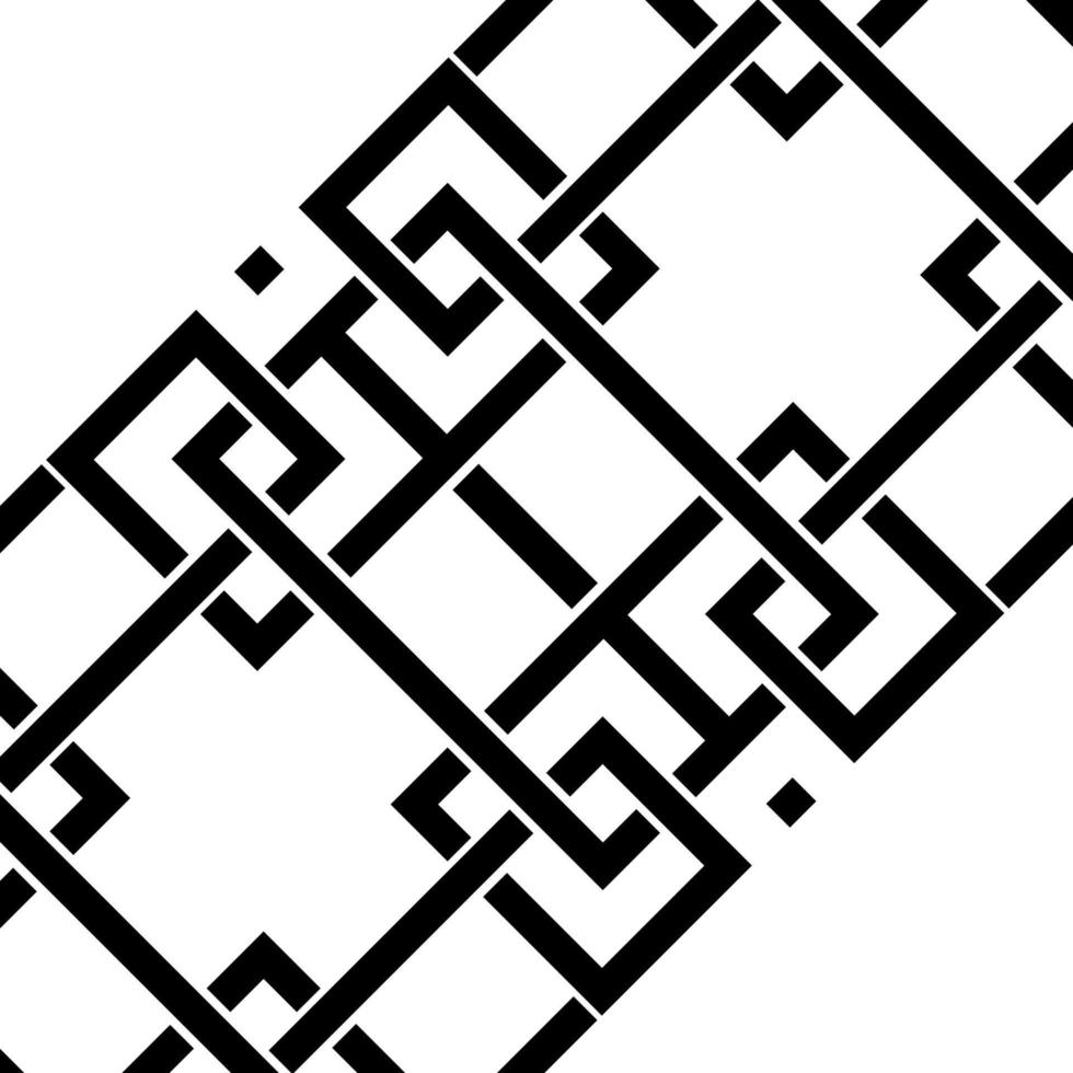 Geometrical Motifs Pattern.  Decoration for Interior, Exterior, Carpet, Textile, Garment, Fashion, Silk, Tile, Plastic, Paper, Wrapping, Wallpaper, Pillow, Sofa, Background, Ect. Vector Illustration