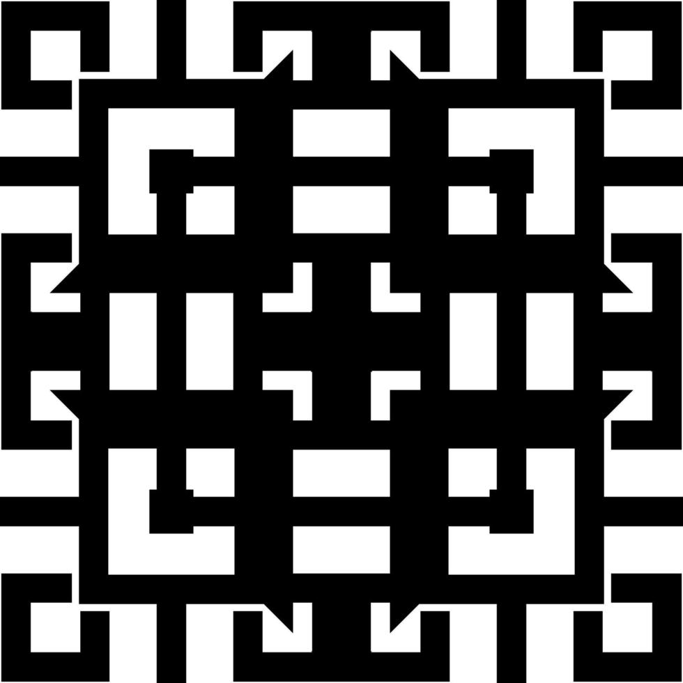 Geometrical Motifs Pattern.  Decoration for Interior, Exterior, Carpet, Textile, Garment, Fashion, Silk, Tile, Plastic, Paper, Wrapping, Wallpaper, Pillow, Sofa, Background, Ect. Vector Illustration