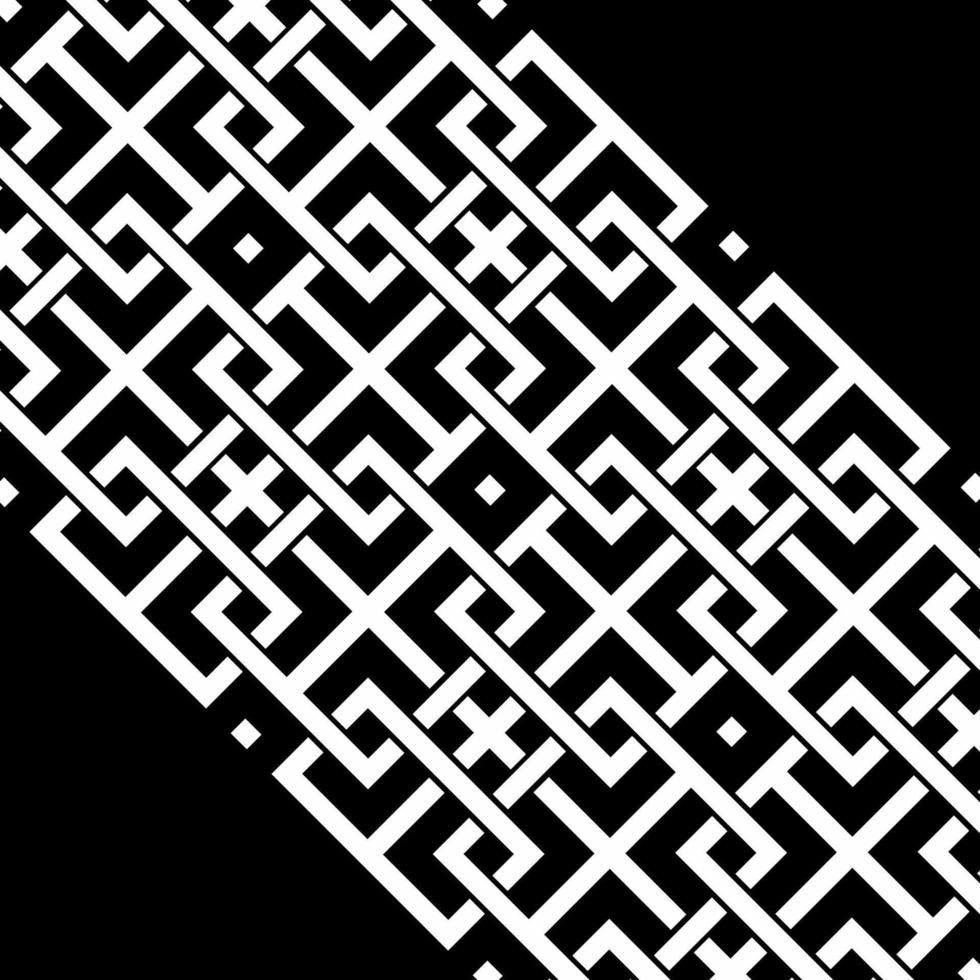 Geometrical Motifs Pattern.  Decoration for Interior, Exterior, Carpet, Textile, Garment, Fashion, Silk, Tile, Plastic, Paper, Wrapping, Wallpaper, Pillow, Sofa, Background, Ect. Vector Illustration