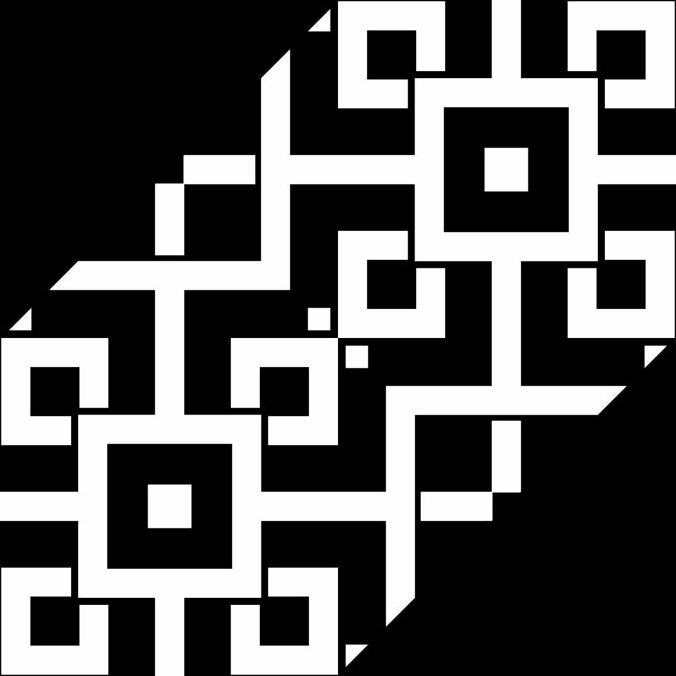 Geometrical Motifs Pattern.  Decoration for Interior, Exterior, Carpet, Textile, Garment, Fashion, Silk, Tile, Plastic, Paper, Wrapping, Wallpaper, Pillow, Sofa, Background, Ect. Vector Illustration