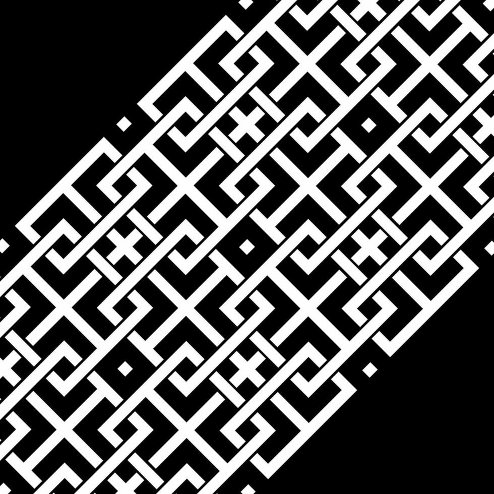 Geometrical Motifs Pattern.  Decoration for Interior, Exterior, Carpet, Textile, Garment, Fashion, Silk, Tile, Plastic, Paper, Wrapping, Wallpaper, Pillow, Sofa, Background, Ect. Vector Illustration