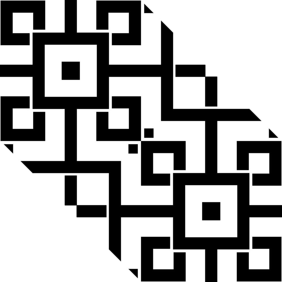 Geometrical Motifs Pattern.  Decoration for Interior, Exterior, Carpet, Textile, Garment, Fashion, Silk, Tile, Plastic, Paper, Wrapping, Wallpaper, Pillow, Sofa, Background, Ect. Vector Illustration