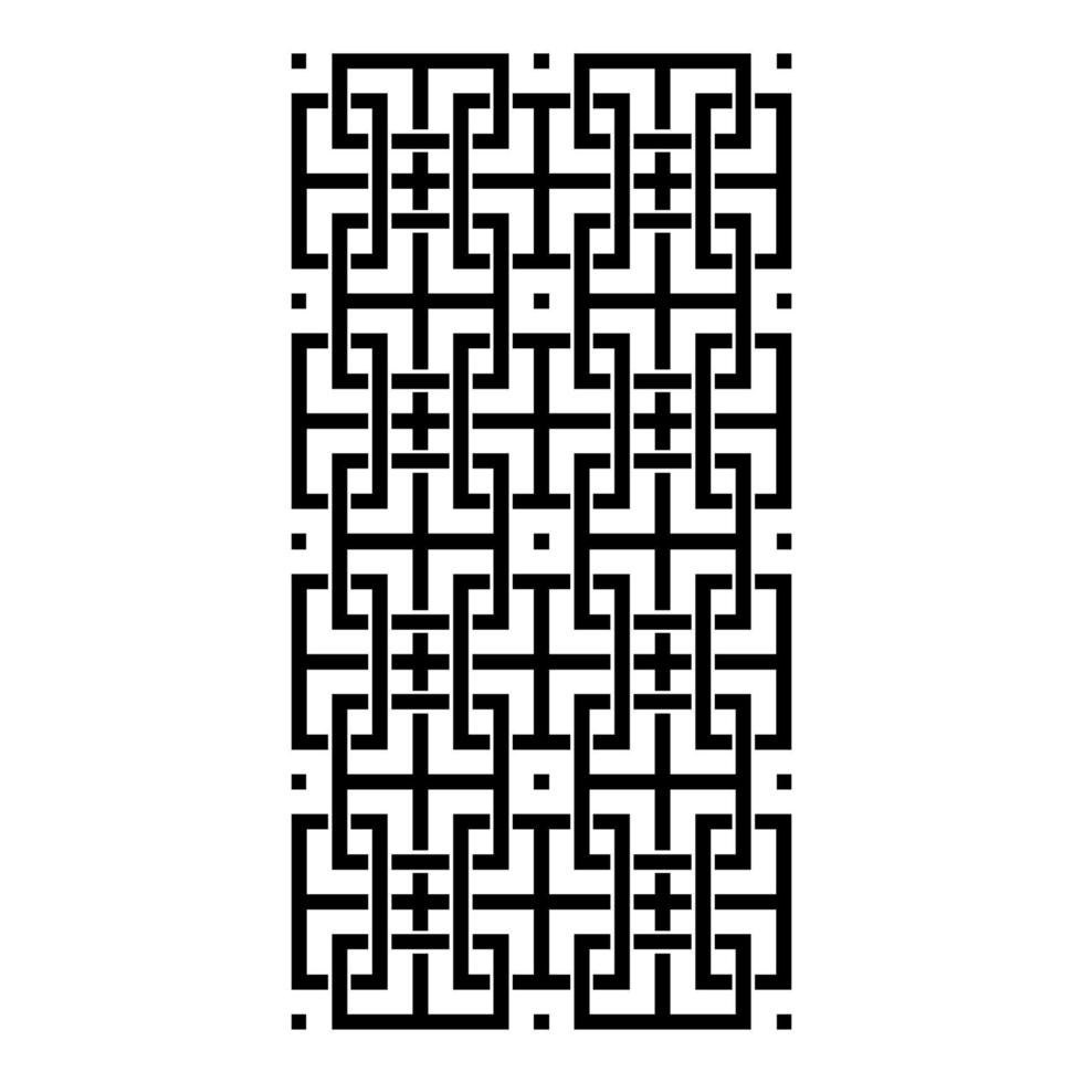 Geometrical Motifs Pattern.  Decoration for Interior, Exterior, Carpet, Textile, Garment, Fashion, Silk, Tile, Plastic, Paper, Wrapping, Wallpaper, Pillow, Sofa, Background, Ect. Vector Illustration