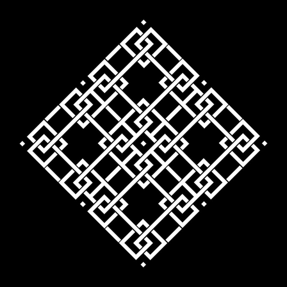 Geometrical Motifs Pattern.  Decoration for Interior, Exterior, Carpet, Textile, Garment, Fashion, Silk, Tile, Plastic, Paper, Wrapping, Wallpaper, Pillow, Sofa, Background, Ect. Vector Illustration