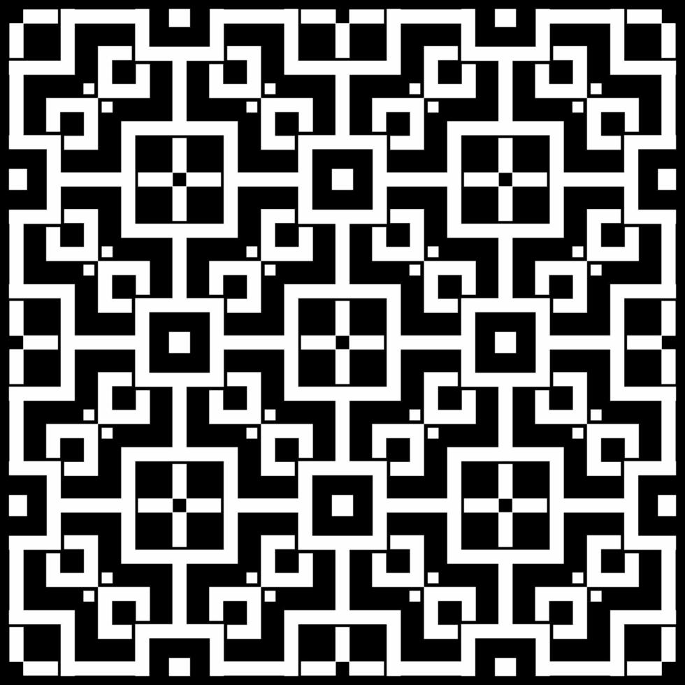Geometrical Motifs Pattern.  Decoration for Interior, Exterior, Carpet, Textile, Garment, Fashion, Silk, Tile, Plastic, Paper, Wrapping, Wallpaper, Pillow, Sofa, Background, Ect. Vector Illustration