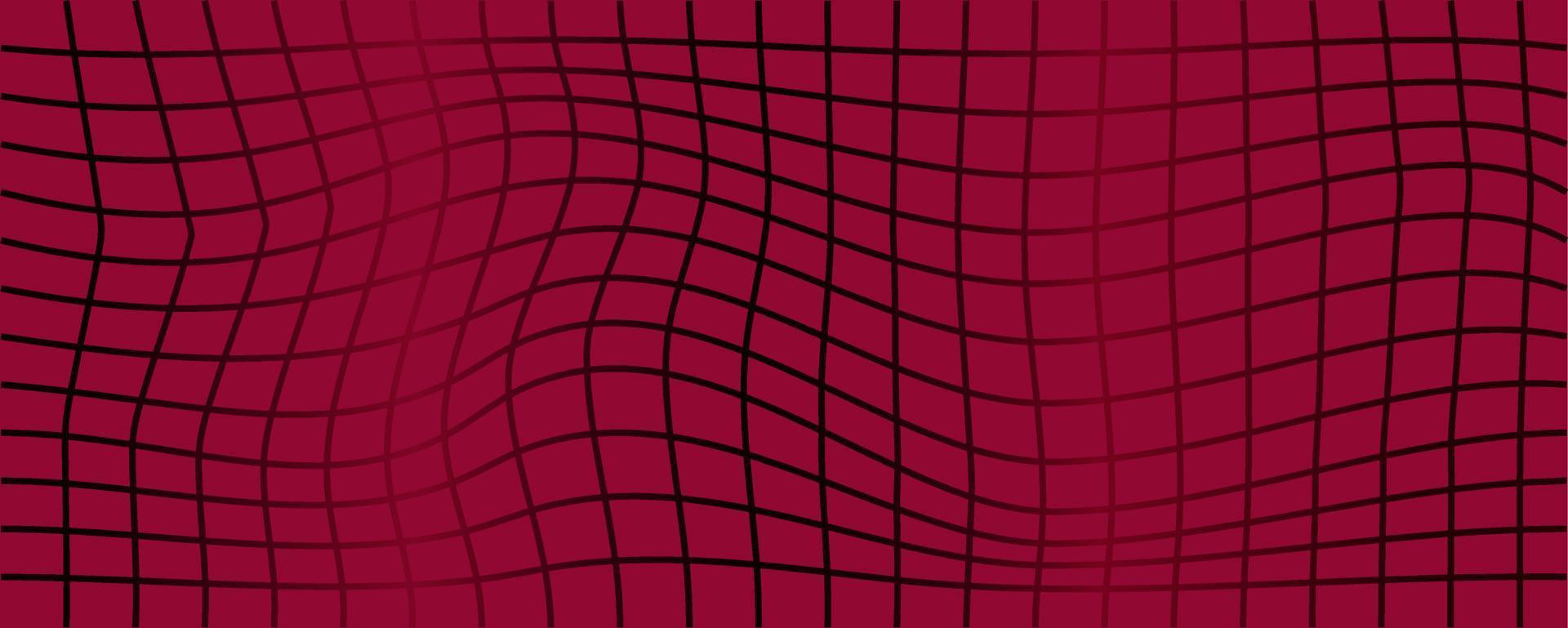 Geometric Background deformed mesh. Viva Magenta color. Vector template for banner, storys, cover.