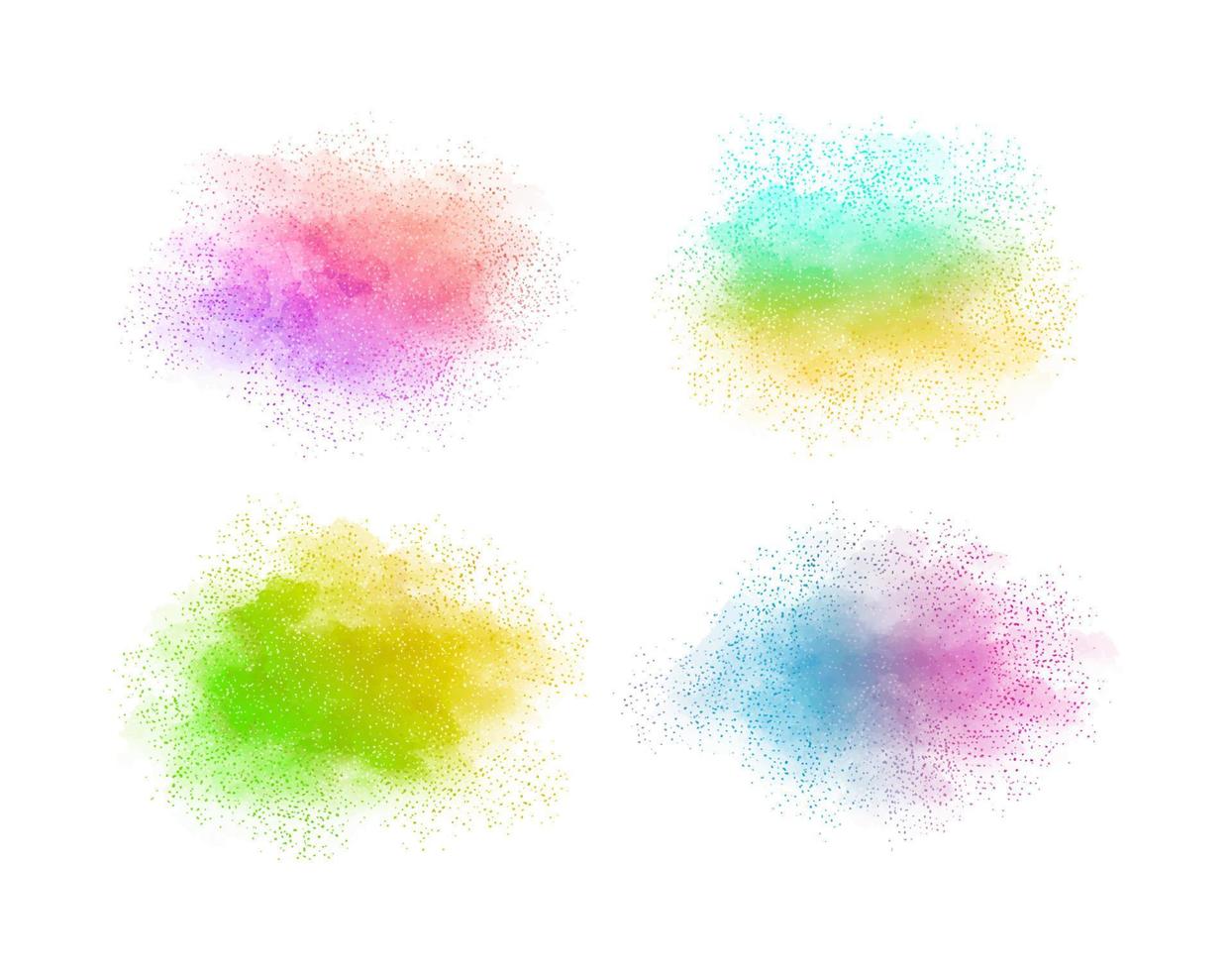 watercolor vector splashes, background for title and logo