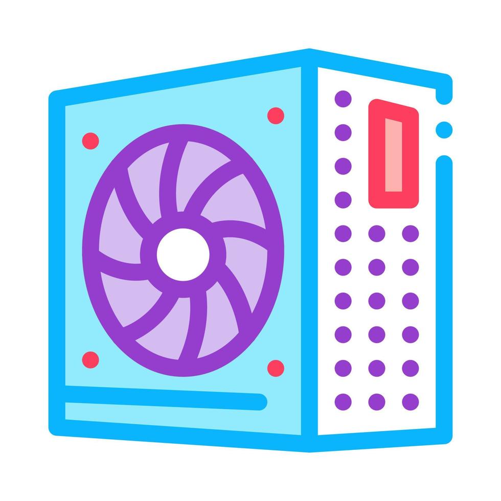 power supply color icon vector illustration