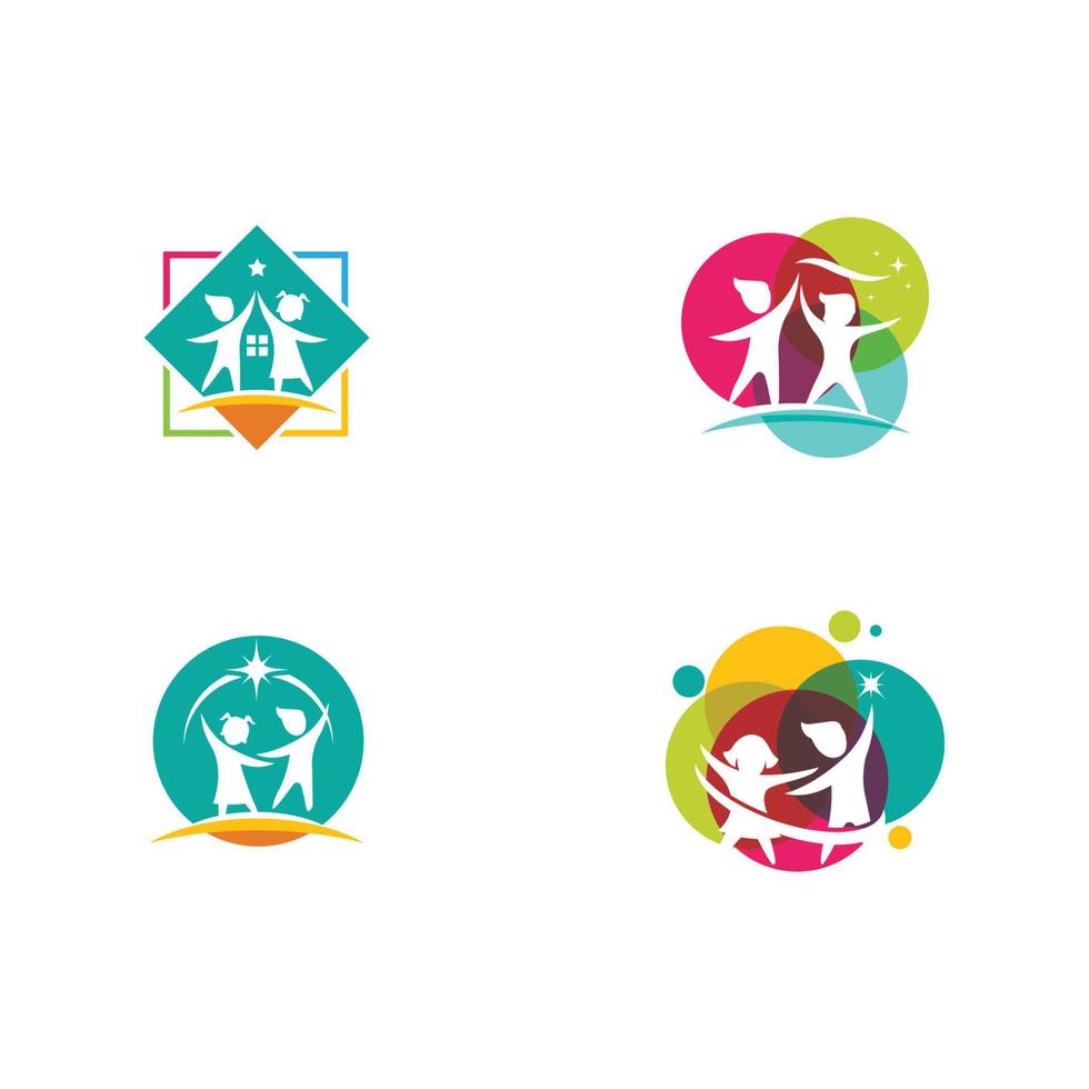 kids concept vector illustration