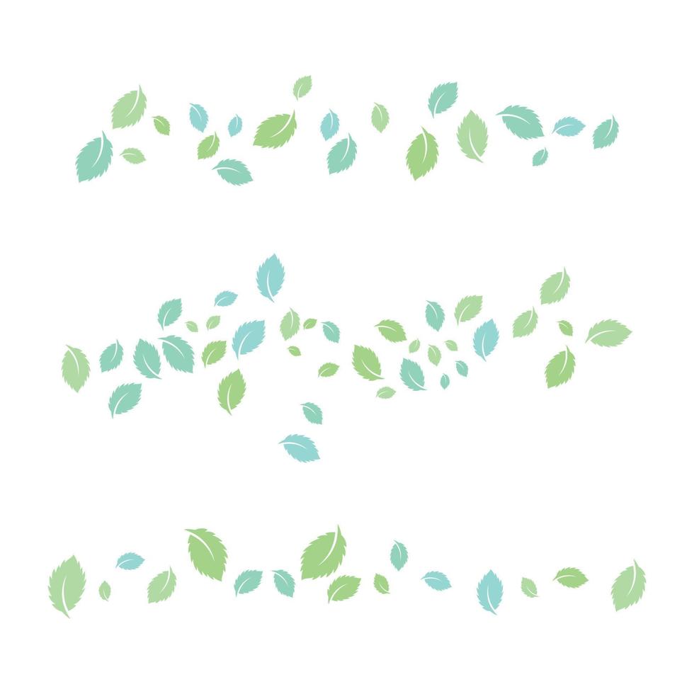 Mint leaves flat vector icon