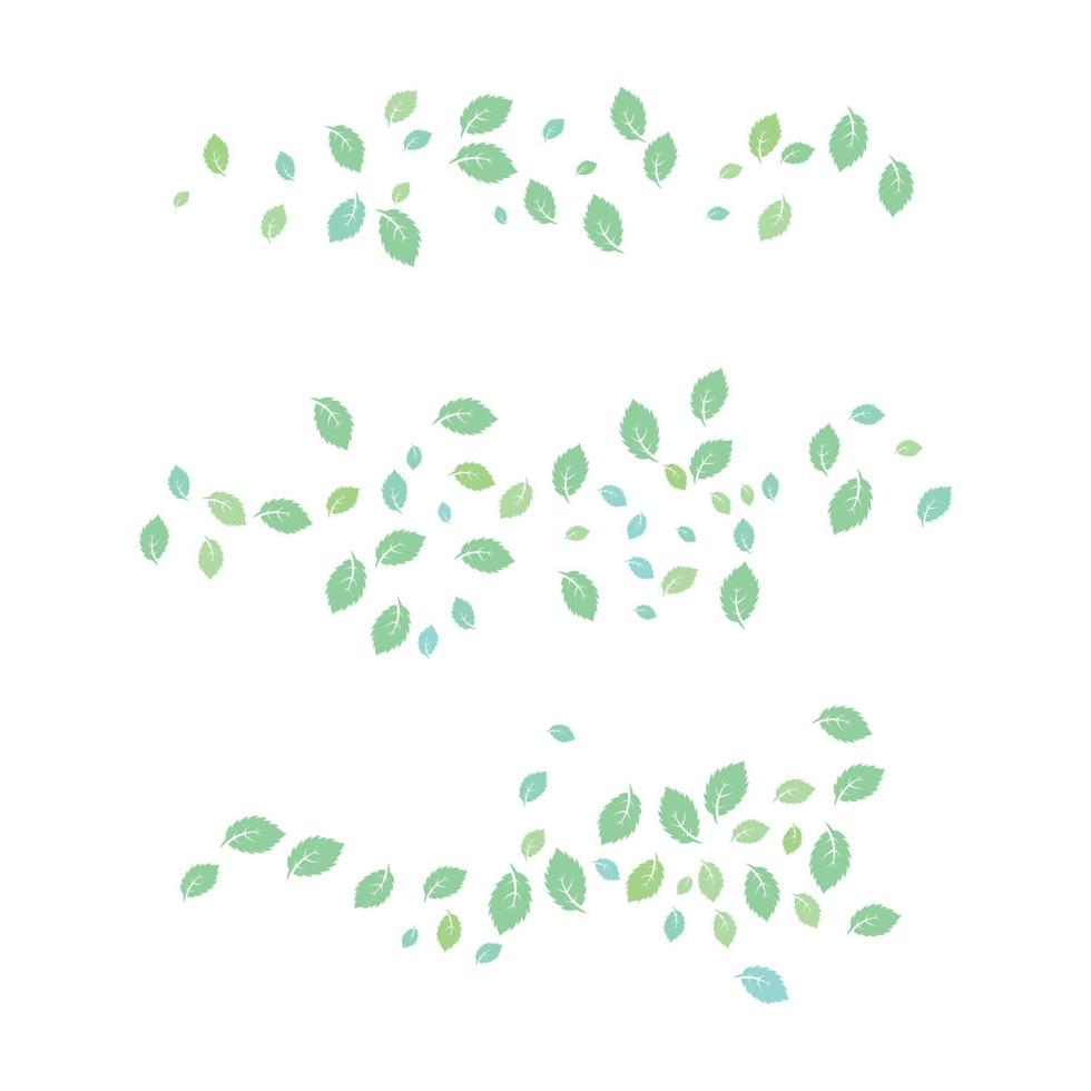 Mint leaves flat vector icon