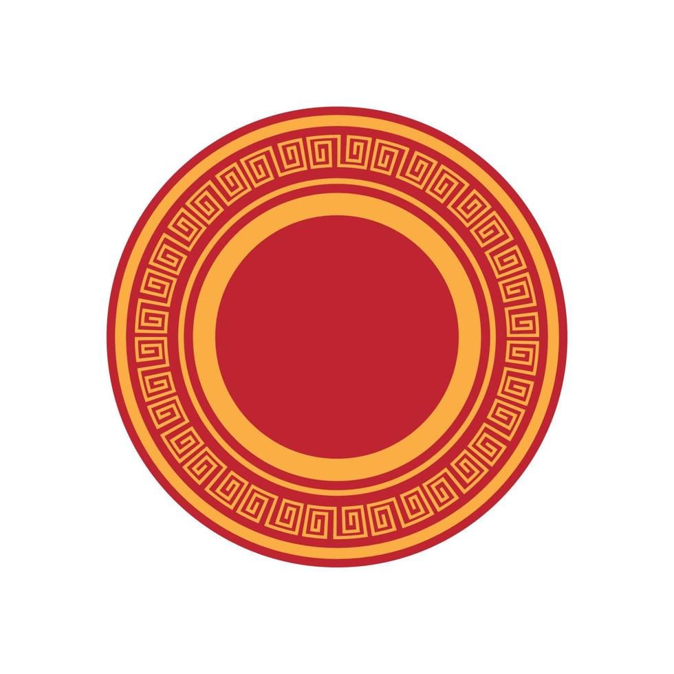 Chinese border design vector