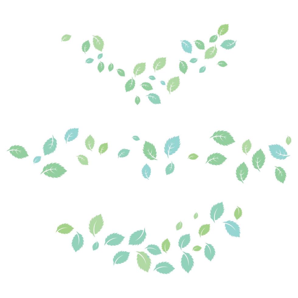 Mint leaves flat vector icon