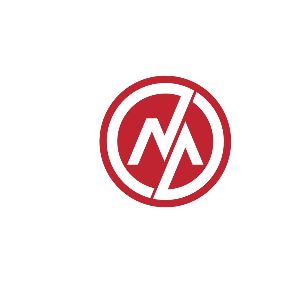plantilla de logotipo de letra m vector