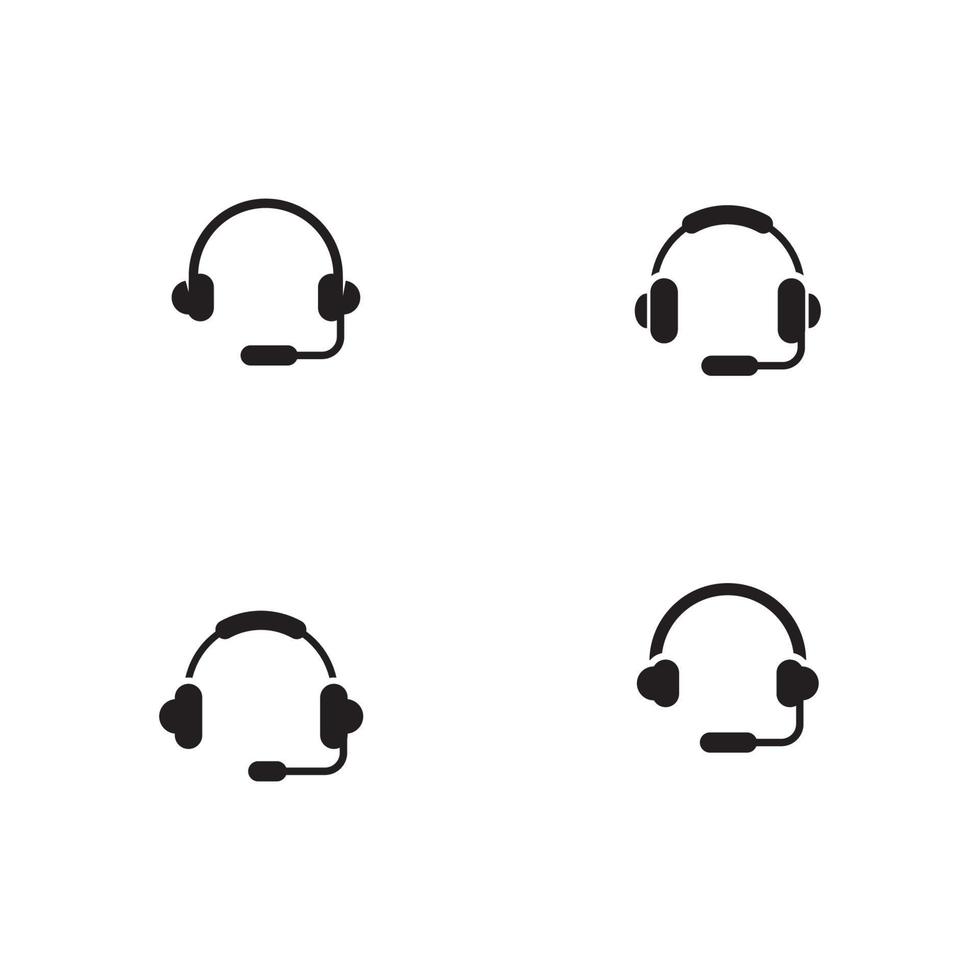 ilustración de vector de icono de centro de llamadas