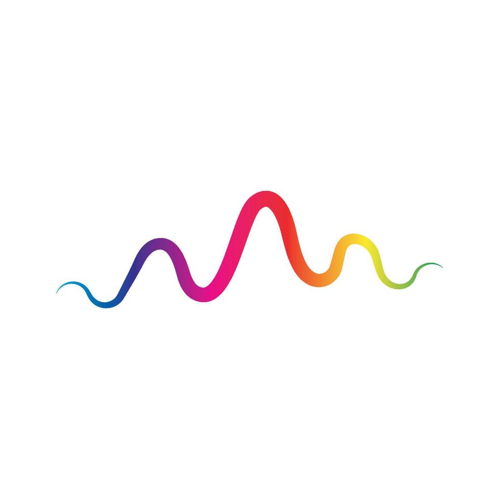 Sound waves vector illustration
