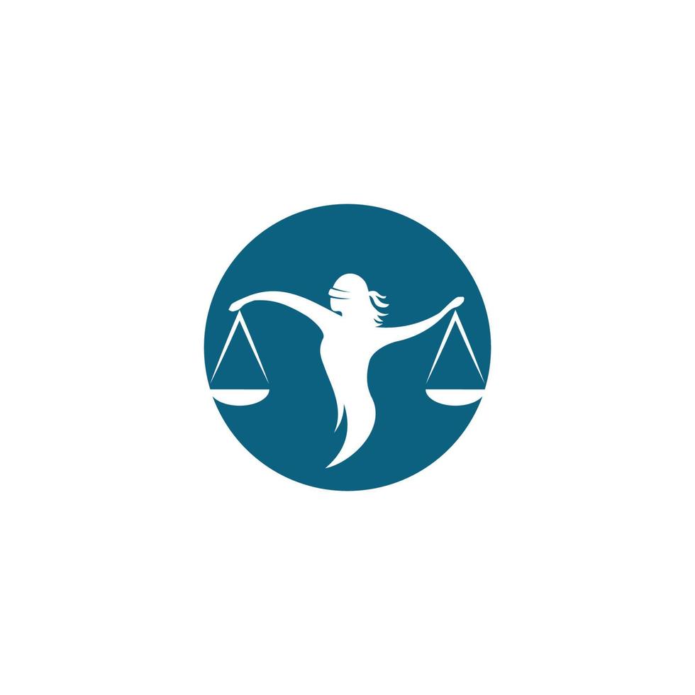 justice law Logo Template vector