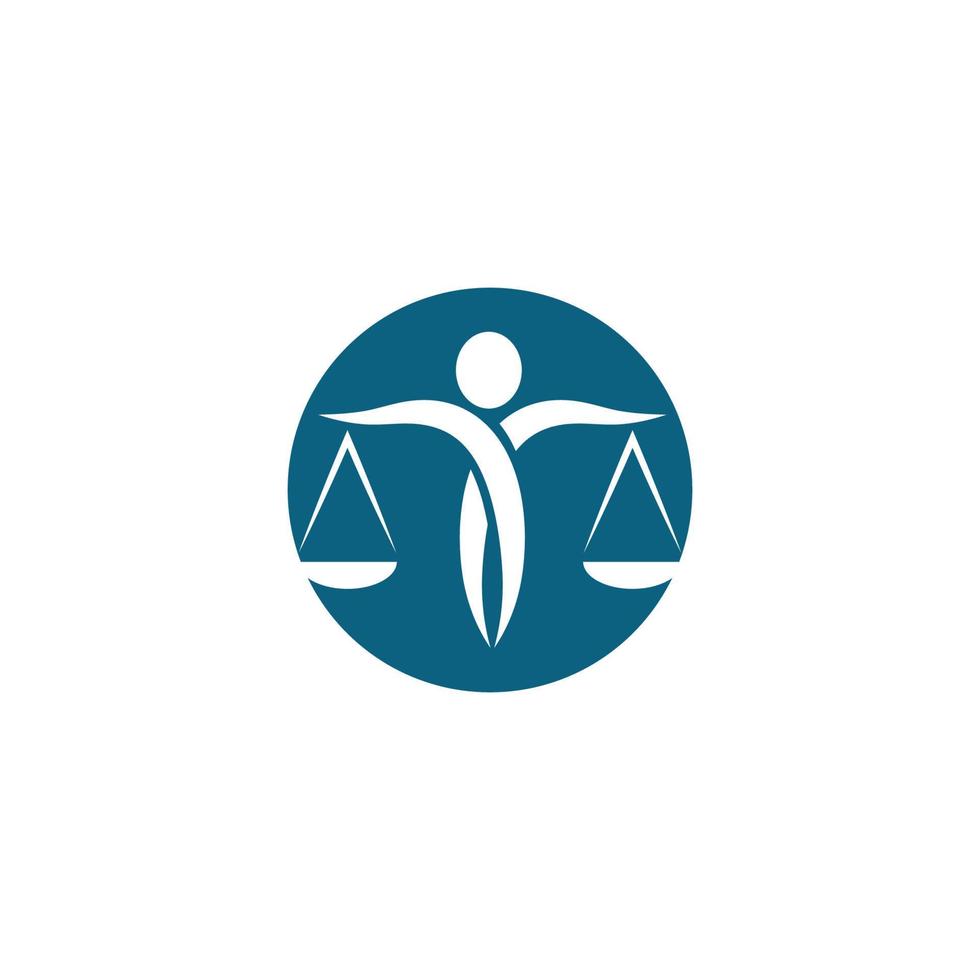 justice law Logo Template vector