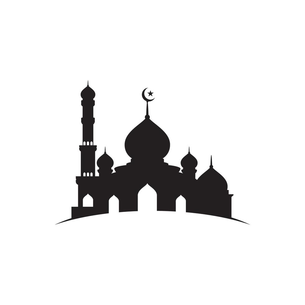 Mosque Moslem icon vector Illustration