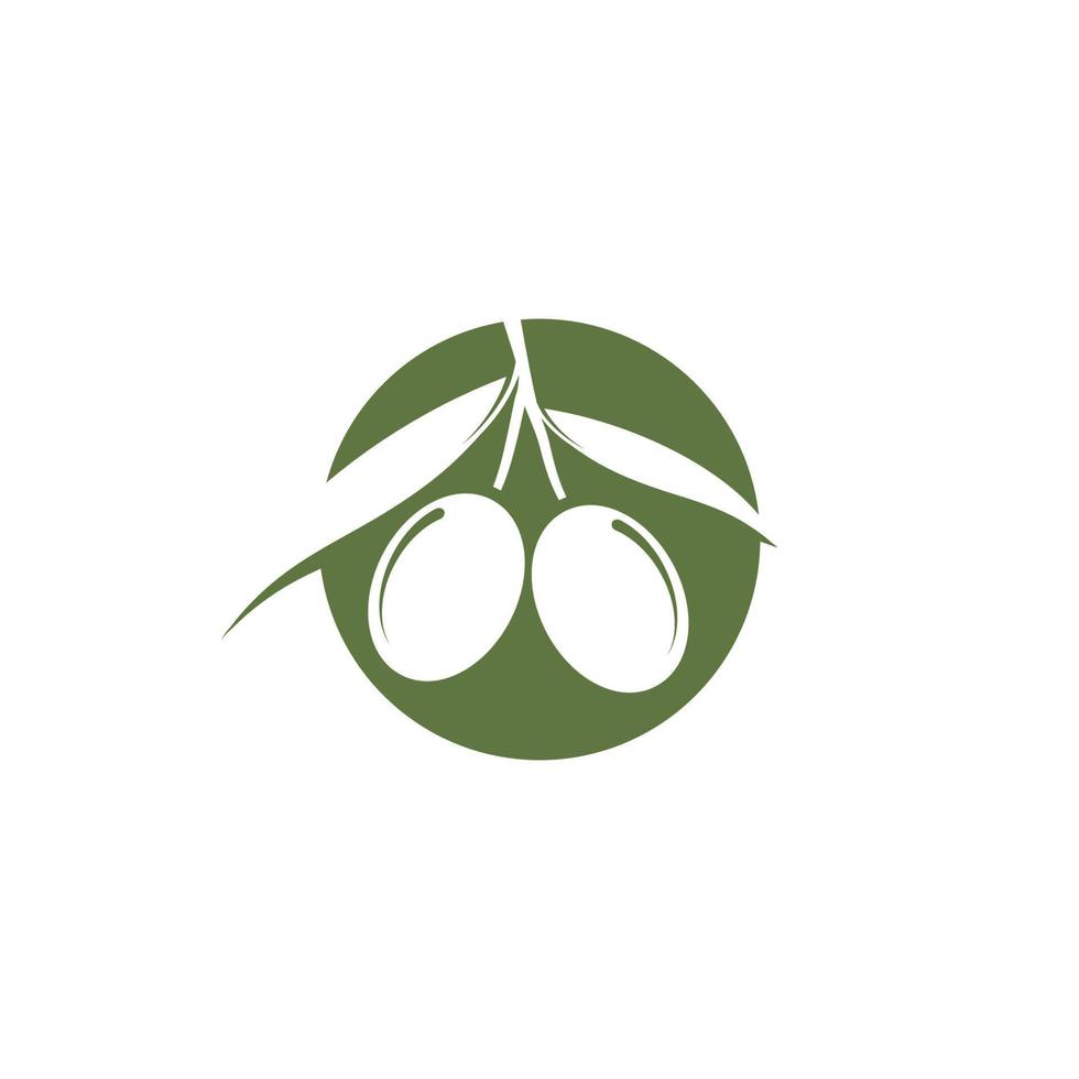 Olive tree vector illustration