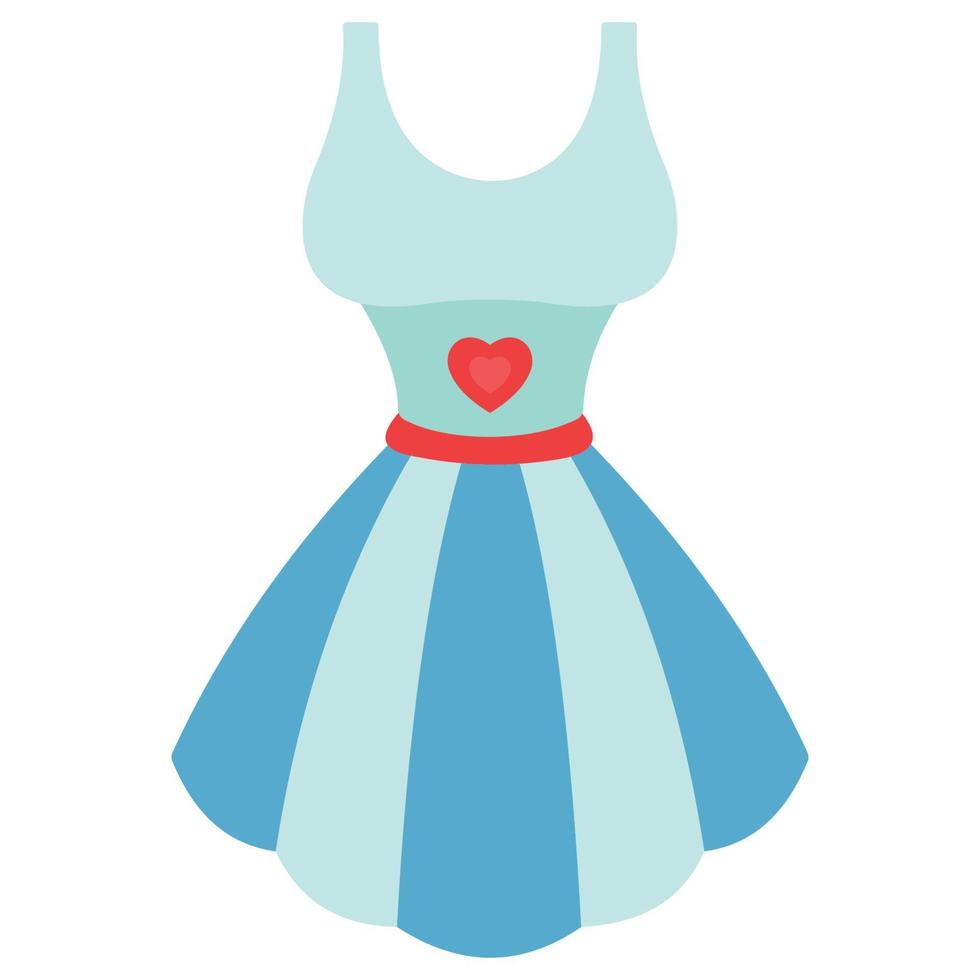 Dress which can easily edit or modify vector