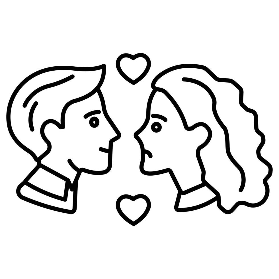 Couple Love which can easily edit or modify vector