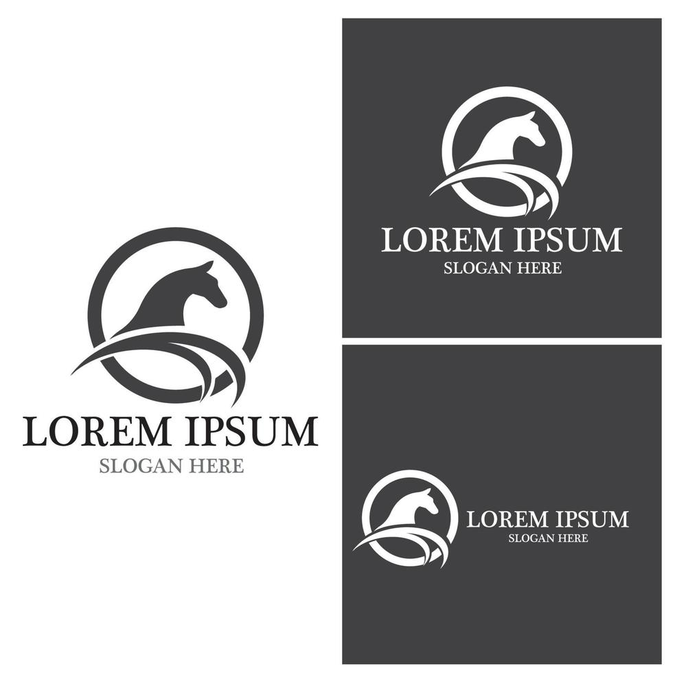 Horse Logo Template Vector icon