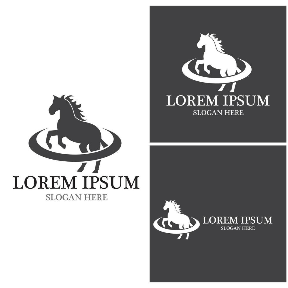 Horse Logo Template Vector icon