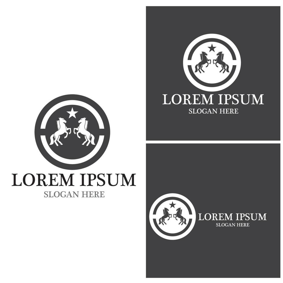 Horse Logo Template Vector icon