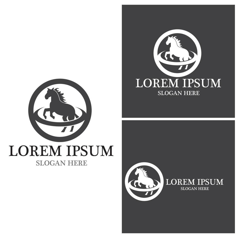 Horse Logo Template Vector icon