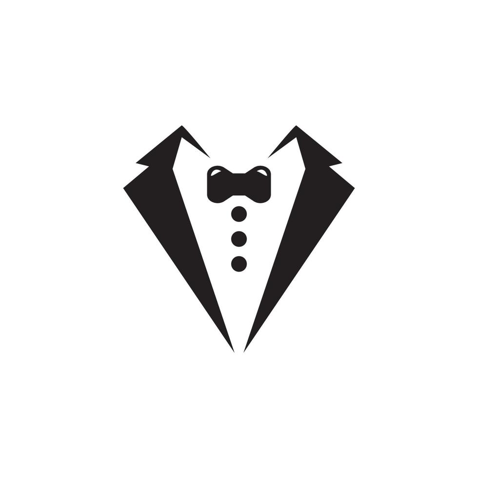 Tuxedo icon and symbol vector template