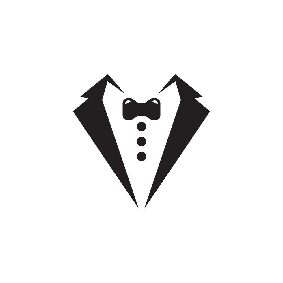 Tuxedo icon and symbol vector template