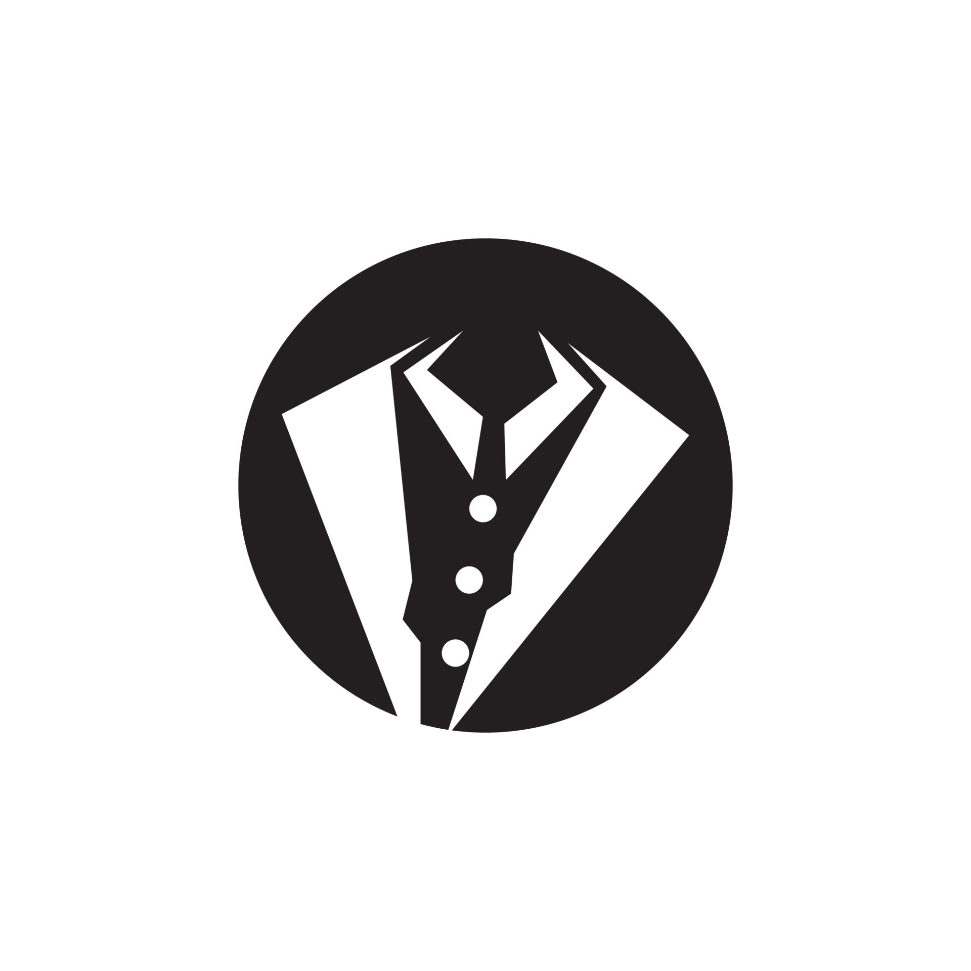 Tuxedo icon and symbol vector template 17436265 Vector Art at Vecteezy