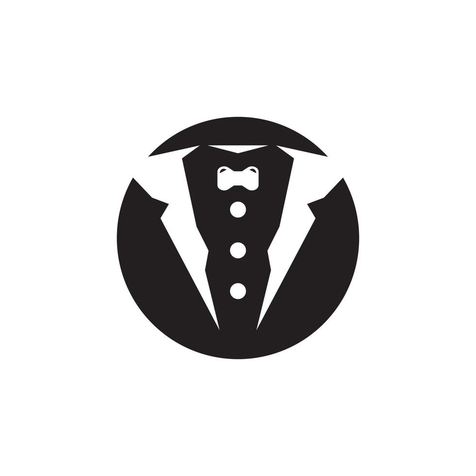 Tuxedo icon and symbol vector template