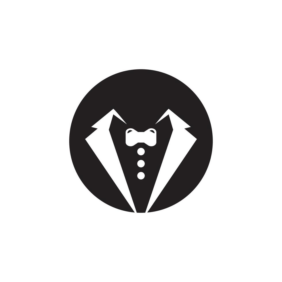 Tuxedo icon and symbol vector template