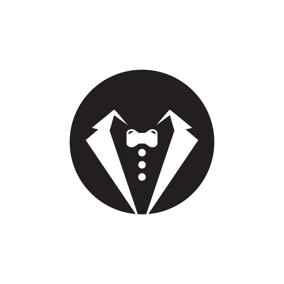 Tuxedo icon and symbol vector template