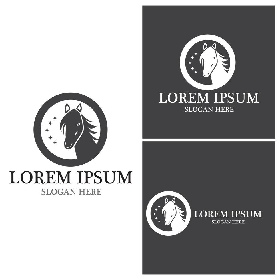Horse Logo Template Vector icon