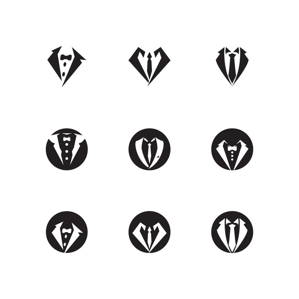 Tuxedo icon and symbol vector template