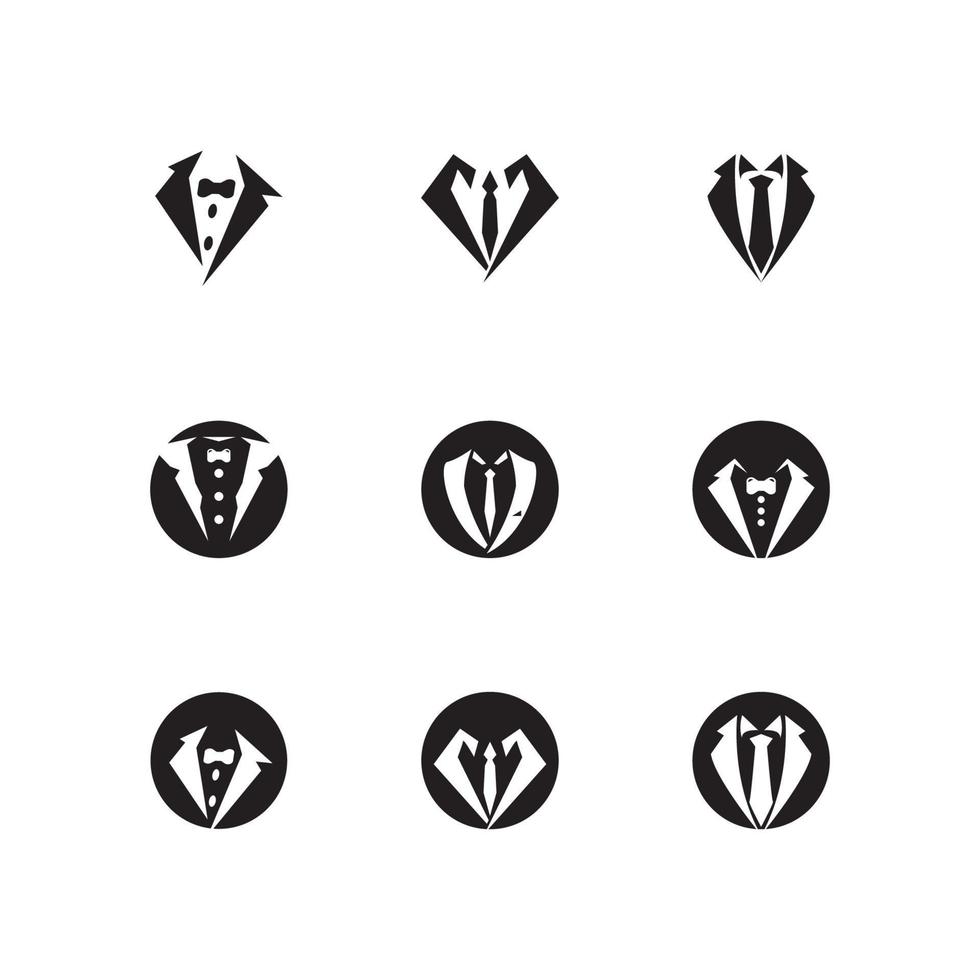 Tuxedo icon and symbol vector template 17436326 Vector Art at Vecteezy