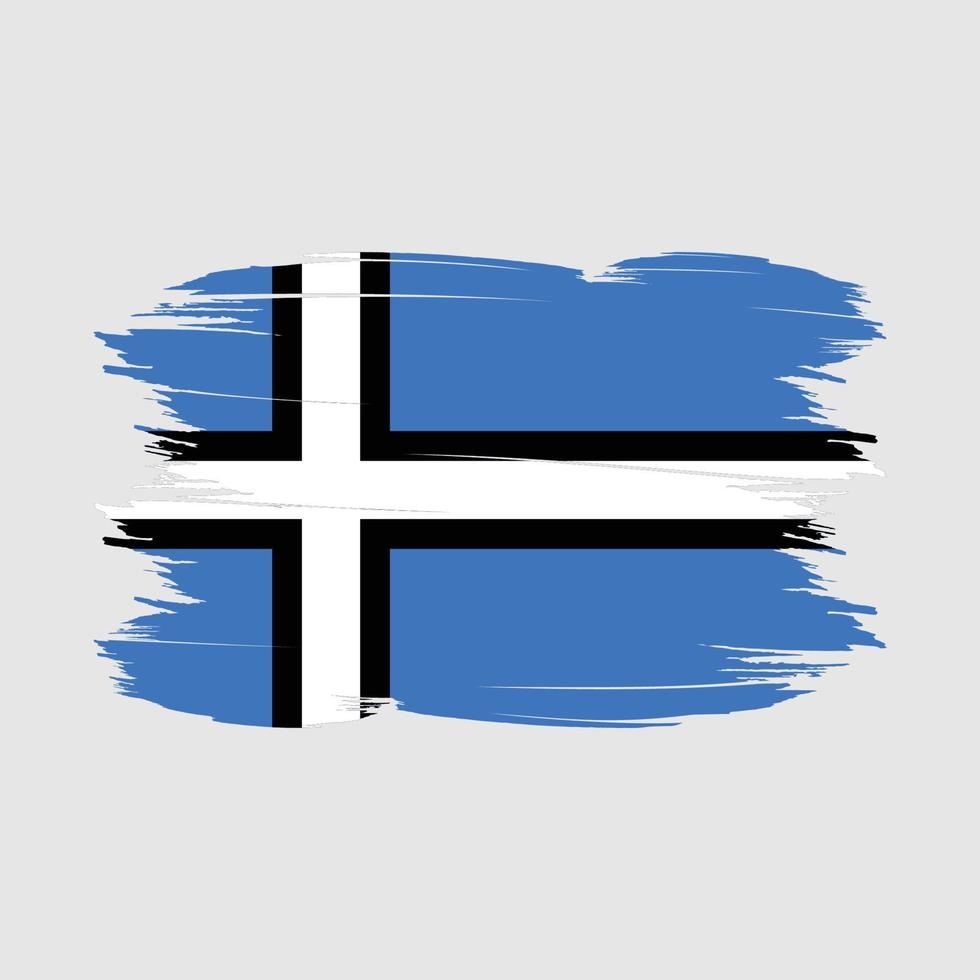 Estonia Flag Brush Vector Illustration