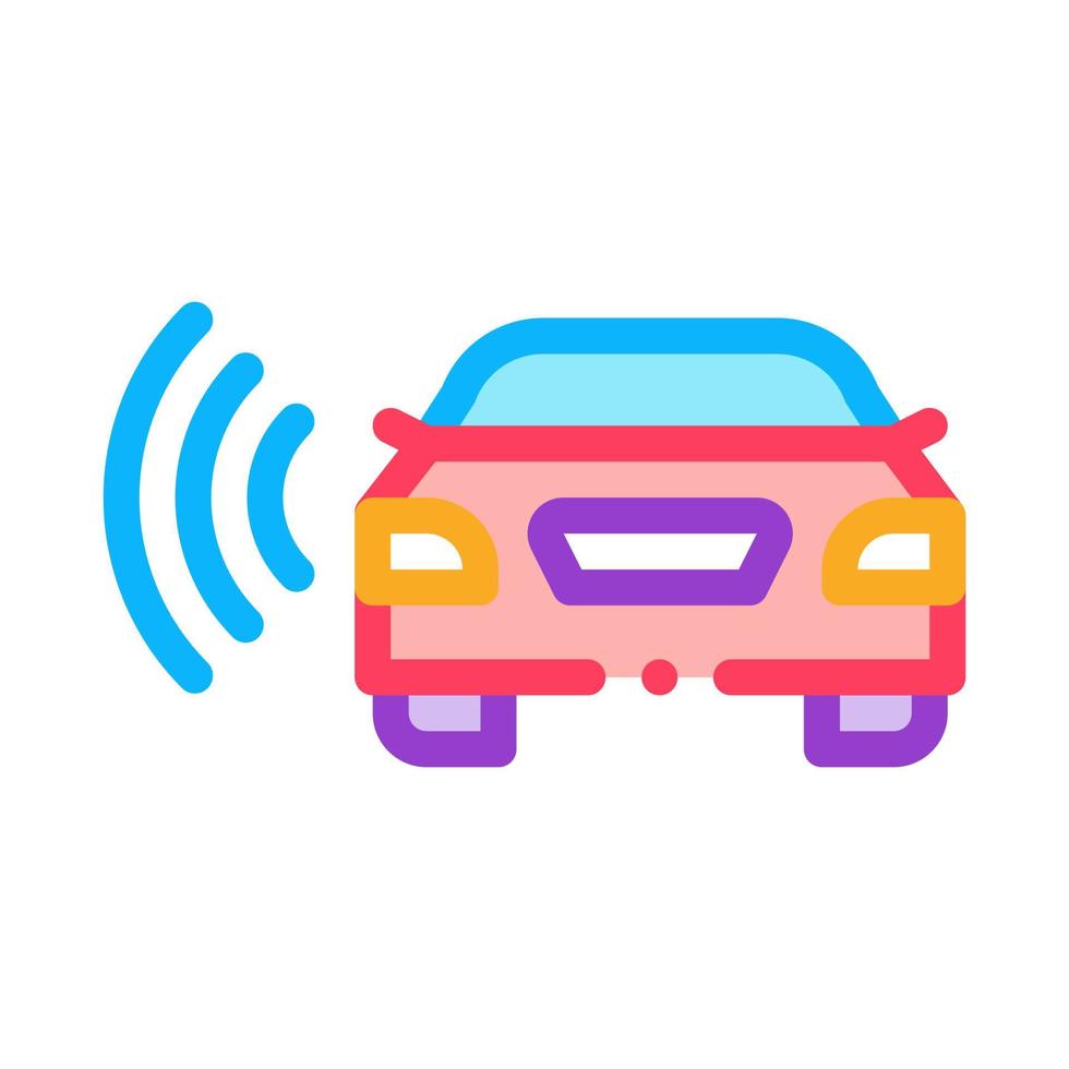 car network connection icon vector outline illustration 17437618 Vector