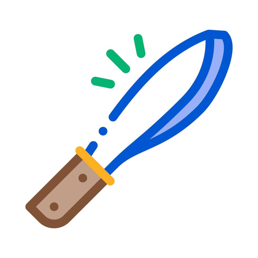 knife tool icon vector outline symbol illustration