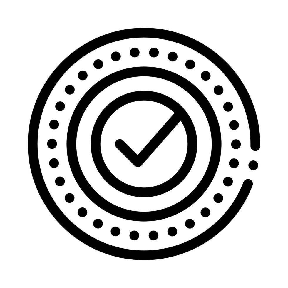 Approved Mark Print Stamp Seal Element Vector
