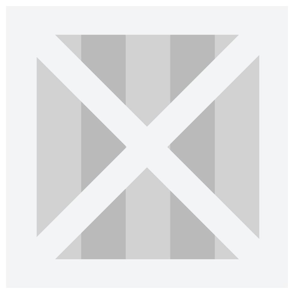 Secure Package - Flat color icon. vector