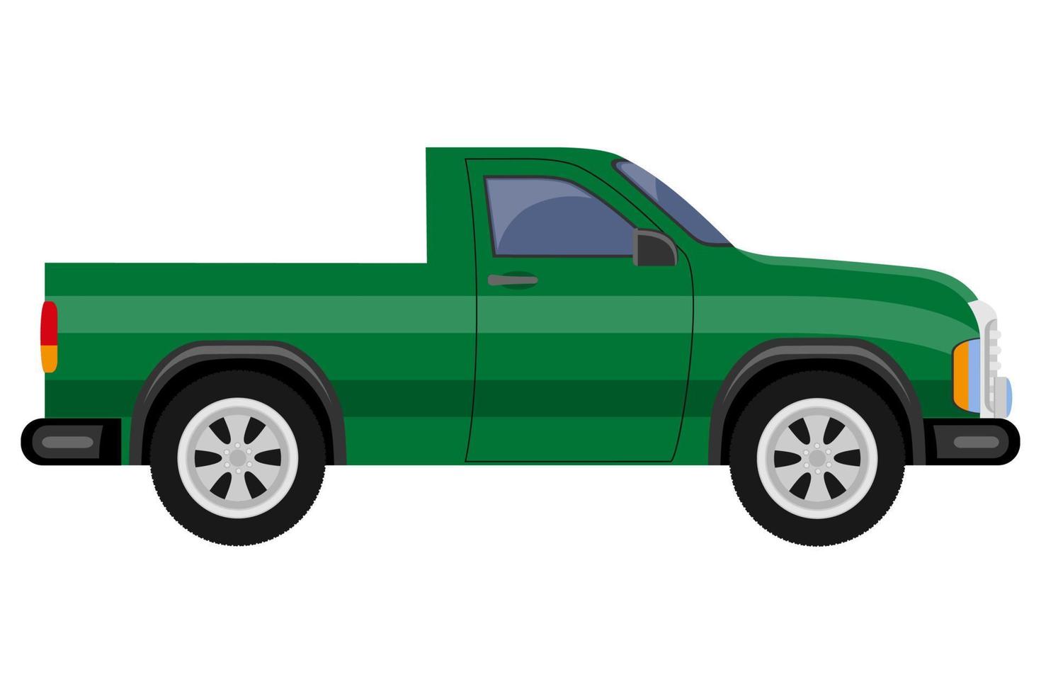 transport for the transportation of goods or passengers flat icon vector illustration isolated on white background
