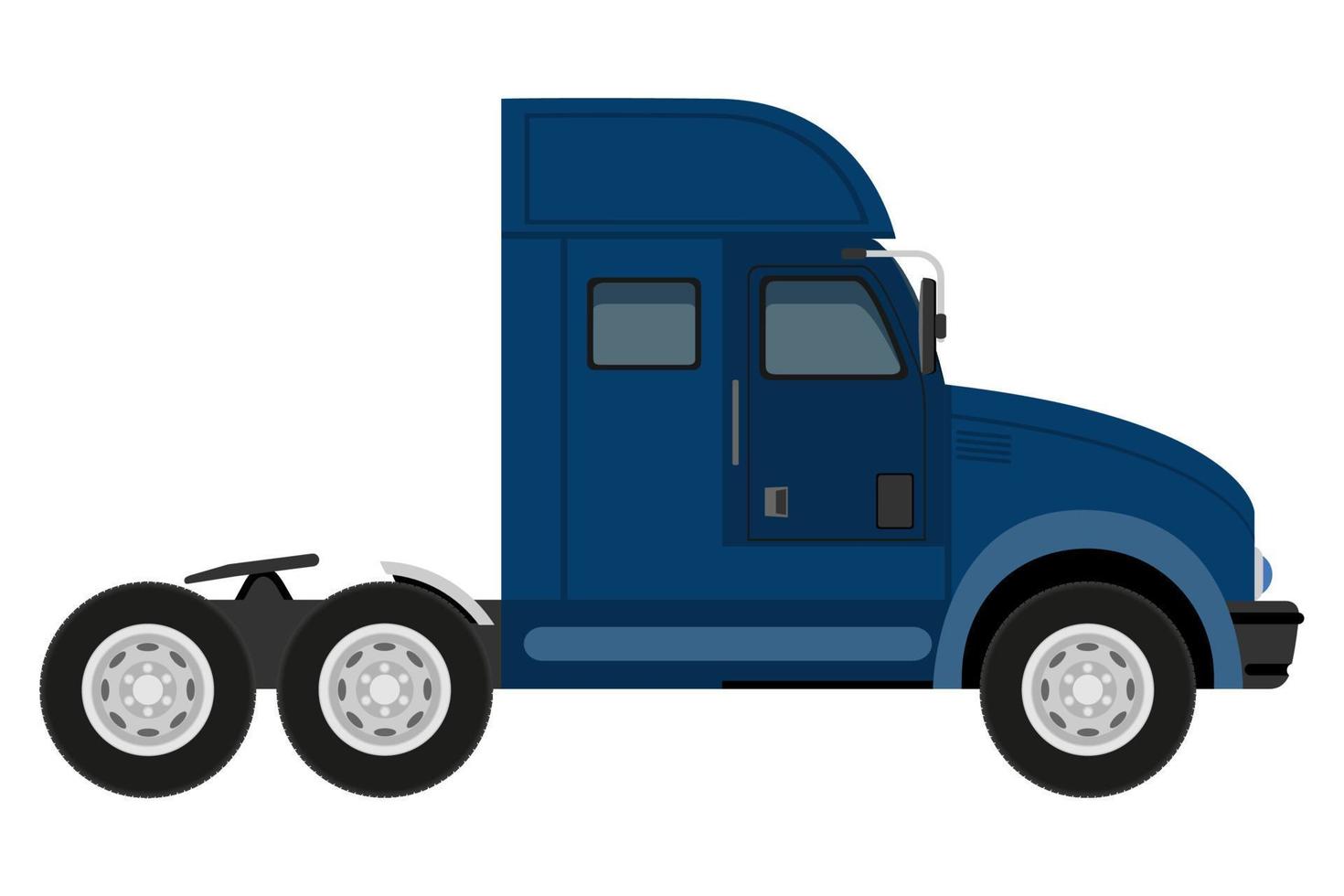 transporte para el transporte de mercancías o pasajeros icono plano ilustración vectorial aislado sobre fondo blanco vector