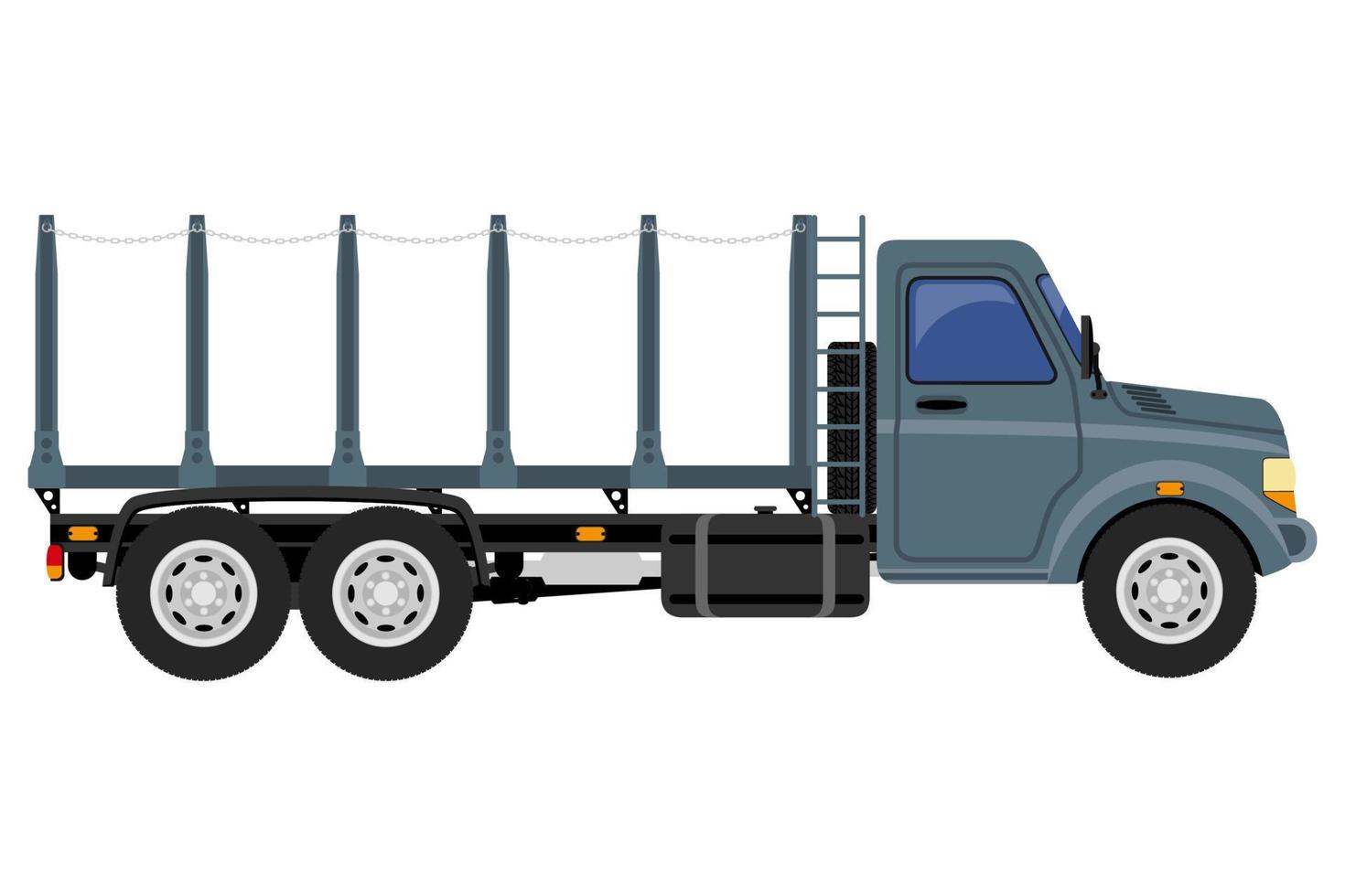 transport for the transportation of goods or passengers flat icon vector illustration isolated on white background