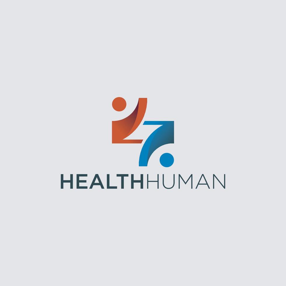 medical health people illustration logo icon vector template download