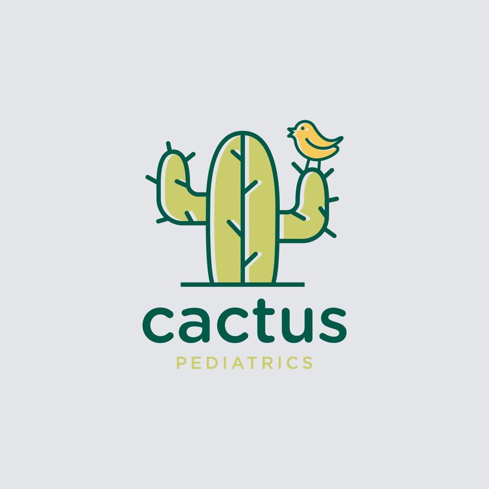 Cactus Logo Template Design Vector, Emblem, Design Concept, Creative Symbol, Icon vector