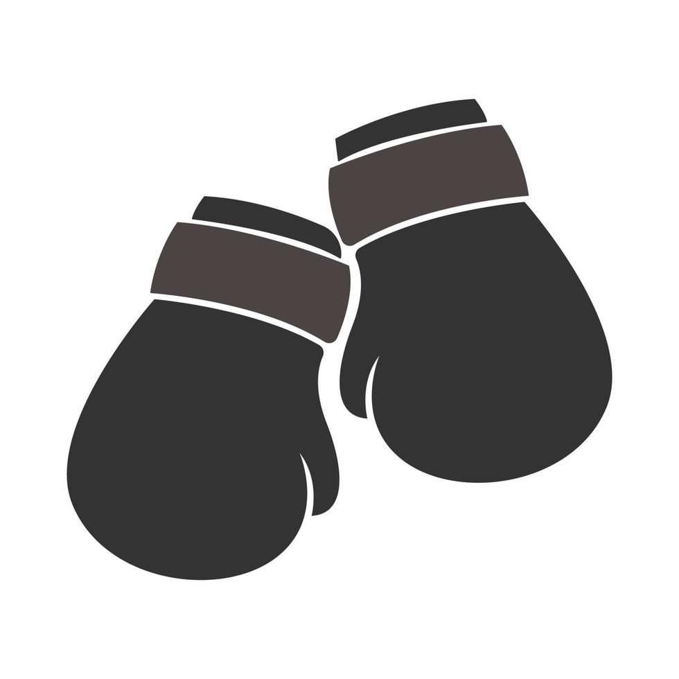 diseño de icono de logotipo de boxeo vector